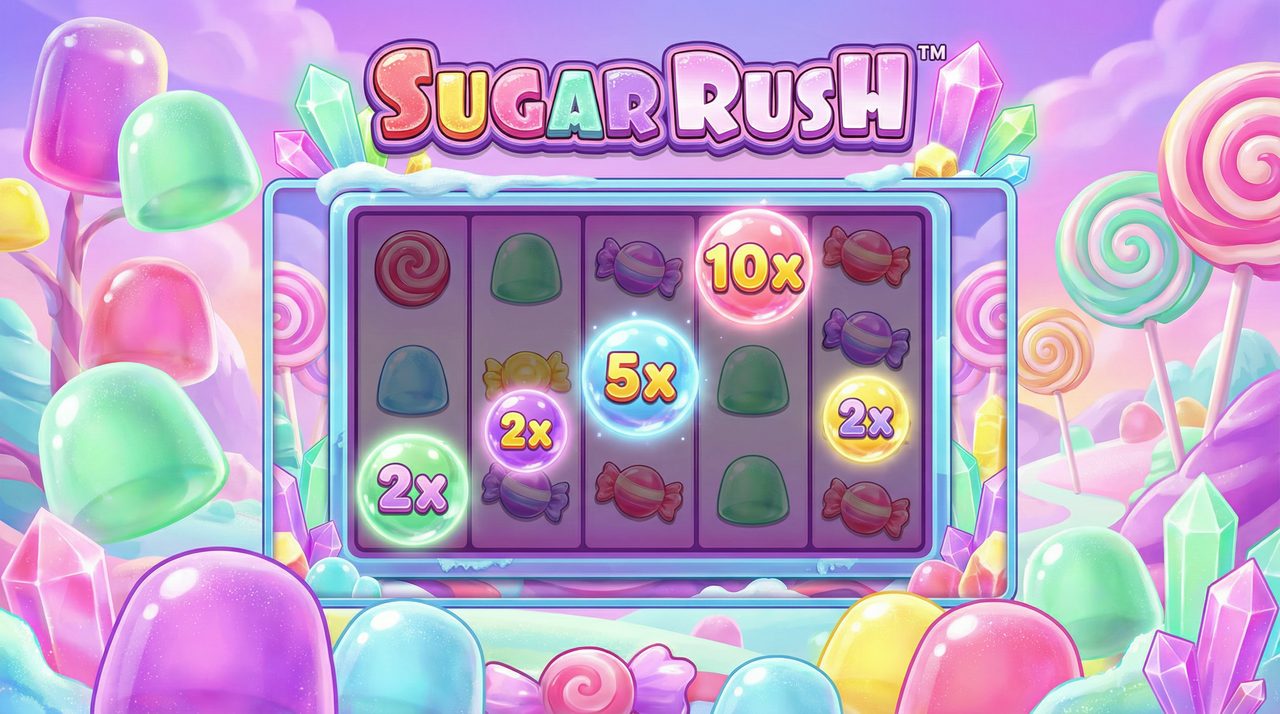 Sugar Rush – Tragamonedas de caramelos